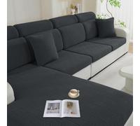 Ystyle Funda Asiento Sofa Ajustable, Alta Extensible Funda Sofa Cojin Separado, Antideslizante, Universal, Lavable, Protector de Muebles para Perros y Mascotas (1 Asiento, Gris)