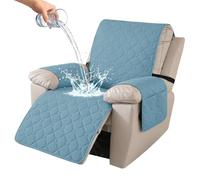 Ystyle Funda Sillon Relax Reclinable 1 Plaza, Azul Aguamarina | Funda Butaca Reclinable con Banda Elástica, Antimanchas y Antiarañazos, Fundas Lavables para Sillas Reclinables