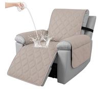 Ystyle Funda Sillon Relax Reclinable 1 Plaza, Funda Butaca Reclinable Impermeable con Banda Elástica, Antimanchas y Antiarañazos, Fundas Lavables para Sillas Reclinables, Caqui