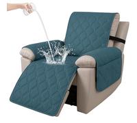 Ystyle Funda Sillon Relax Reclinable 1 Plaza, Funda Butaca Reclinable Impermeable con Banda Elástica, Antimanchas y Antiarañazos, Fundas Lavables para Sillas Reclinables, Verde Oscuro