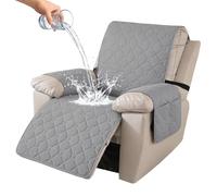Ystyle Funda Sillon Relax Reclinable 1 Plaza, Gris Claro | Funda Butaca Reclinable con Banda Elástica, Antimanchas y Antiarañazos, Fundas Lavables para Sillas Reclinables