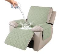 Ystyle Funda Sillon Relax Reclinable 1 Plaza, Verde Menta | Funda Butaca Reclinable con Banda Elástica, Antimanchas y Antiarañazos, Fundas Lavables para Sillas Reclinables