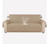 Ystyle Funda Sofá 3 Plazas con Reposabrazos, Antideslizante, Caqui | Universal Fundas de Sofa Antideslizante, Antimanchas Lavable, Anti Gatos Arañazo, Protector de Muebles para Perros y Mascotas