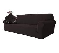 Ystyle Funda Sofa 4 Plazas, Fundas Sofa Elasticas, Café