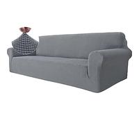 Ystyle Funda Sofa 4 Plazas, Fundas Sofa Elasticas, Gris Claro