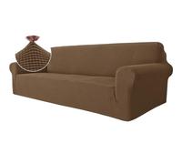 Ystyle Funda Sofa 4 Plazas, Fundas Sofa Elasticas, Marrón