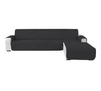 Ystyle Funda Sofa Chaise Long 4 Plazas, Funda Sofa L 285cm, Negro | Funda Sofa Chaise Longue, Protector Sofa Chaise Longue, Cubre Sofa Chaise Longue, Funda Sofa Rinconera