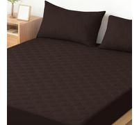 Ystyle Protector Colchon Impermeable 160x190 CM, Funda Colchon Antiacaros Antiarañazos, Elástico En Todo El Contorno, Cubre Colchon Hipoalergénico, para Altos De Colchón De 30cm, Café Oscuro