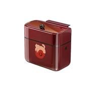 YSUEFIJO Cubo Basura De Pared, Papelera Cocina Suspendida, Contenedor Residuos con Tapa, Papelera Colgante para Puerta, Cubo De Basura Práctico Y Ahorro Espacio para Diferentes Zonas del Hogar