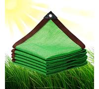 YSUEFIJO Verde Red de Sombreado para Jardín 2x6m Toldos Malla de Sombreo Rectángulo Negro con Ojales Tela de Sombra Al Aire Libre Red de Sombreado Tejido de 8 Pines índice de Sombreado del 90%