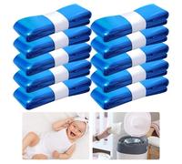 YSWOVUO 10 Recambios Contenedor de Pañales, Bolsa de Relleno para Papelera Pañales Bebe Compatible con Angelcare et Tommee Tippee et Litter Locker II Recambios