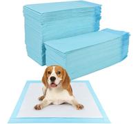 YSWOVUO 100 Piezas Empapadores Perros, 60 x 60cm Almohadillas Adiestramiento Perro, Almohadillas de adiestramiento de Perros y Cachorros, Superficie de Secado Rápido