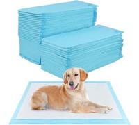 YSWOVUO 50 Piezas Empapadores Perros, 60 x 90cm Almohadillas Adiestramiento Perro, Almohadillas de adiestramiento de Perros y Cachorros, Superficie de Secado Rápido