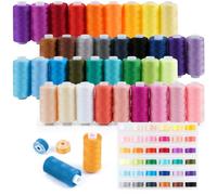 YSWOVUO Hilos de Coser para Maquina, 36 Colores 400 Yardas Hilo para Maquina de Coser por Carrete y 36 Carretes de Hilo de Bobina, Hilo de Calidad Overlock