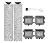 YSWOVUO Kit de 7 Cepillo de Rodillo de Recambio y Filtro HEPA Accesorios Compatible con Tineco iFloor 3 / Floor One S3 Aspiradora, 2 Rodillos de Cepillo+4 Filtros+1 Cepillo de Limpieza