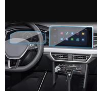 YSXLGSDAM Protector Pantalla Navegación para VW Jetta VA7 2025, 10.1", 12.9", Protector de Pantalla de Cristal Templado, Resistente A Arañazos y Golpes, Accesorios Coche