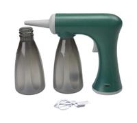 YsXoWiui 1 Máquina de Espuma para Permear Cabello Dispositivo Eléctrico Recargable Herramienta para Peinado Generador de Espuma Adecuada para Salones Peluquerí, Verde