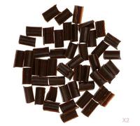 YsXoWiui 100 Uds Pegamento de Uñas de Queratina para Extensiones de Cabello Rebond con Punta en U Fusión Caliente, marrón