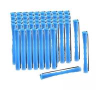 YsXoWiui 3x Cold Wave Perm Rods Rizadores para Y Rizos Tubos Plásticos con Banda Elástica Y Tapa Fija Material Adecuado para Mujeres Uso