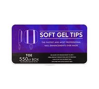YsXoWiui 550 Piezas Uñas Postizas Consejos Falsos Práctica de Uñas Forma Plástico Seguro Resistente Perfectas para Salones Uso en Casa Celebraciones Y O, uñas de los pies