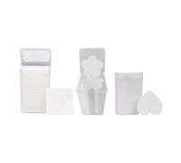 YsXoWiui 600 Piezas Almohadillas Limpieza Uñas Almohadillas Absorbentes No Tejidas Almohadillas Removedoras Almohadillas Portátiles Surtido Manicura Pedicura H, Blanco