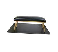 YsXoWiui Almohada para Uñas Tapete Reposamanos Manicura Almohadilla Soporte Muñeca Material Cuero Sintético Base Reforzada Adecuada para Salones de Uñas Escuel, negro