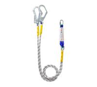 YsXoWiui Arnés de Seguridad con Eslinga de Posicionamiento Y Cuerda para Exteriores Cinturón de Protección de Alta Resistencia Adecuado para Escalada de Árbole, Paquete de Búfer de Doble Gancho