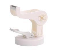 YsXoWiui Dispensador de Cinta para Escritorio con Soporte de Succión para Envoltura, Blanco