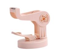 YsXoWiui Dispensador de Cinta para Escritorio con Soporte de Succión para Envoltura, Rosa