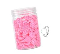 YsXoWiui Eyelash Glue Cups Porta Pegamento para Pestañas Extensión Volumen con Copa de Flor Organizador Compacto Auto Adherente en Pp Adecuados para Procedimie, Rosa Roja Panal