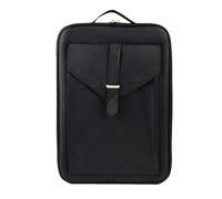 YsXoWiui Maletín de Peluquero Profesional Bolso Organizador de Herramientas de Corte Mochila para Estilista con Interiores Personalizables Y Bolso de Cosmetolo, Negro
