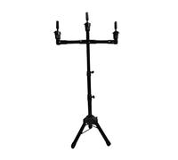 YsXoWiui Mannequin Cabeza Soporte Trípode con Ajuste de Altura Construcción Estable Hierro Soporta Múltiples Cabezas Rotación 360 Grados para Práctica
