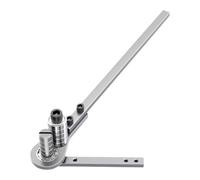 YsXoWiui Máquina Dobladora Manual de Metales, Herramienta para Doblar Tubos, Ahorra Esfuerzo, Dobladora de Barras de Acero, Dobladora de ángulos para Soportes, para 1 Mm a 4 Mm