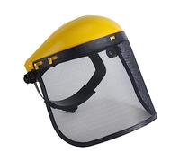 YsXoWiui Máscara Ligera con Visera de Malla Metálica Necesaria Cómoda de Usar Ajustable para Proteger La Cara, Los Ojos Y, AMARILLO, universal