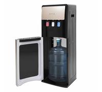 YSXXIAN 3-Temp Bottom Load Water Cooler, Hot Cold Room Dispenser con Seguridad Bloqueo para Office Home Kitchen, 500W Heater 90W Chiller, Easy Bottle Swap, Sleek Modern Design
