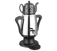 YSXXIAN 4L Stainless Steel Electric Kettle con 1L Ceramic Tea Pot, Auto Shut Off, Boil Dry Protection, Heat Retención, Safe Brewing for Home & Office