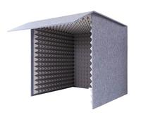 YSXXIAN Booth Vocal Desktop Foldable con Paneles acústicos, Cubierta de reducción de Ruido para el Canto Recording Streaming, Space Saving Portable Sound Shield para Home Office Studio Setup
