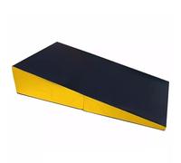 YSXXIAN Colchoneta de Gimnasia en Forma de cuña para Gimnasia, Artes Marciales, porrismo, Danza, Yoga y Entrenamiento de Estiramiento, Plegable y portátil.