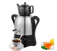 YSXXIAN Doble Fabricante de té eléctrico, 1L Ceramic Pot y 3L Kettle Set, Apagado automático de Acero Inoxidable, Mantén la función cálido, Raúl de Estilo Turco para Uso de Home Office