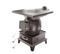 YSXXIAN Estufa de leña para Exteriores, Calefactor de fogata Tipo Cohete de Hierro Fundido con cenicero y Accesorios, Horno de Cocina multicombustible para Camping, jardín y Patio.