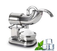 YSXXIAN Máquina eléctrica para Hacer Hielo raspado, trituradora de Hielo Comercial de 200 W con Acero Inoxidable B, Capacidad de 180 kg/h para Batidos, granizados y Uso doméstico.