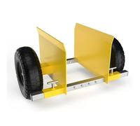 YSXXIAN Panel de Dutos Pesado Dolly, 1000lb Capacidad, Neumáticos de Goma sólido para Drywall & Plywood, Acoso de Acero para sitios de construcción