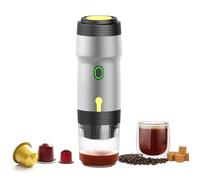 YSXXIAN Portable Electric Espresso Maker, Self-Heating Coffee Machine con 7500mAh Battery, USB-C Cargador de Coches, 20 Bar Mini Brewer para Camping Office Travel, Quick Brewing & Quiet Operation