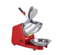 YSXXIAN Trituradora de Hielo eléctrica para Hielo raspado, Uso Comercial y doméstico, máquina para Batidos de bajo Consumo energético, diseño Cact con Doble Cuchilla, Color Rojo.