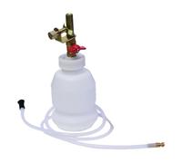 Ysyqkn 1 Juego Herramienta Cambio Aceite Freno Kit Purga Líquido Freno Vehículo Botella Extractora Aceite Herramienta Neumática Aceite Freno Resistente PP Y, Sin Extractor