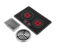 Ysyqkn 1 Juguete Cocina Inducción Infantil con Efectos de Luz Simulación de Cocina La Coordinación Mano-Ojo Adecuado para Desarrollo de Habilidades, con Fregadero