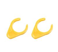Ysyqkn 1 Par de Anillos de Liberación Rápida para Pedales de Bicicleta, Mecanismo Seguro, Liberación Conveniente, Pieza Protectora Robusta Adecuada, Amarillo
