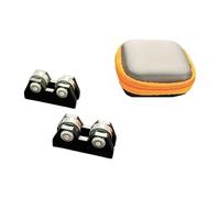 Ysyqkn 1 Par de Rodillos Rectos para Tacos de Billar, Herramienta de Inspección, Accesorio de Mantenimiento Y Reparación, Fabricado en Acrílico EVA, Adecuado, Negro