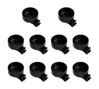 Ysyqkn 10 Clips Metálicos para Portavelas de de Navidad, Clips de Hierro para Candelabros, Colgadores de Adornos para Decoración de es, Adecuados, Negro, Individual