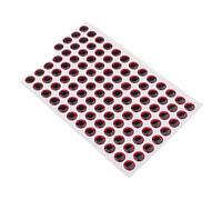 Ysyqkn 100 Piezas de Ojos 3D de Epoxi para Señuelos de Pesca, Autoadhesivos, para Atado de Moscas Y Fabricación de Señuelos, Adecuados para Pesca, 10 mm